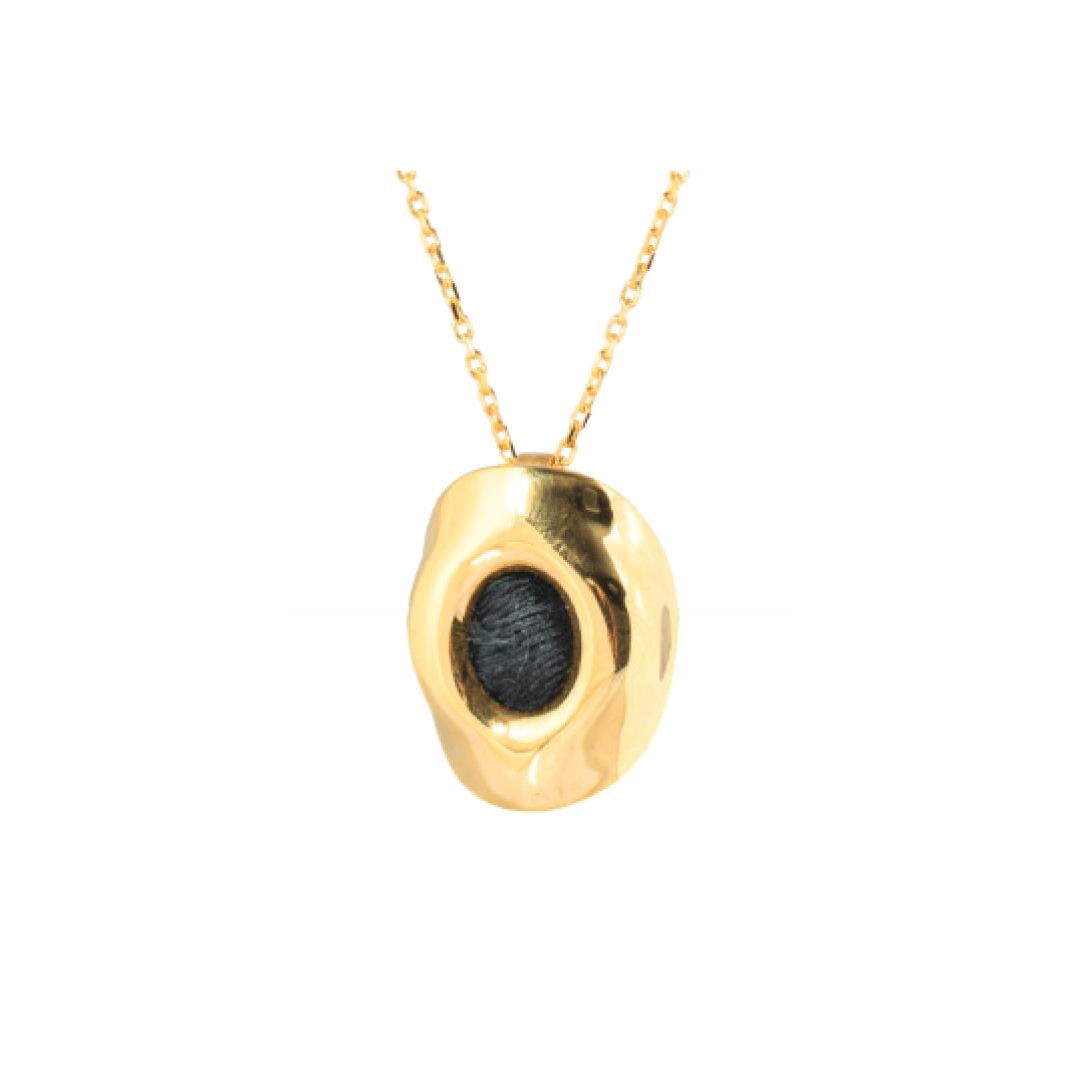 Hajar Al-Aswad Necklace l Original Kaaba Kiswa