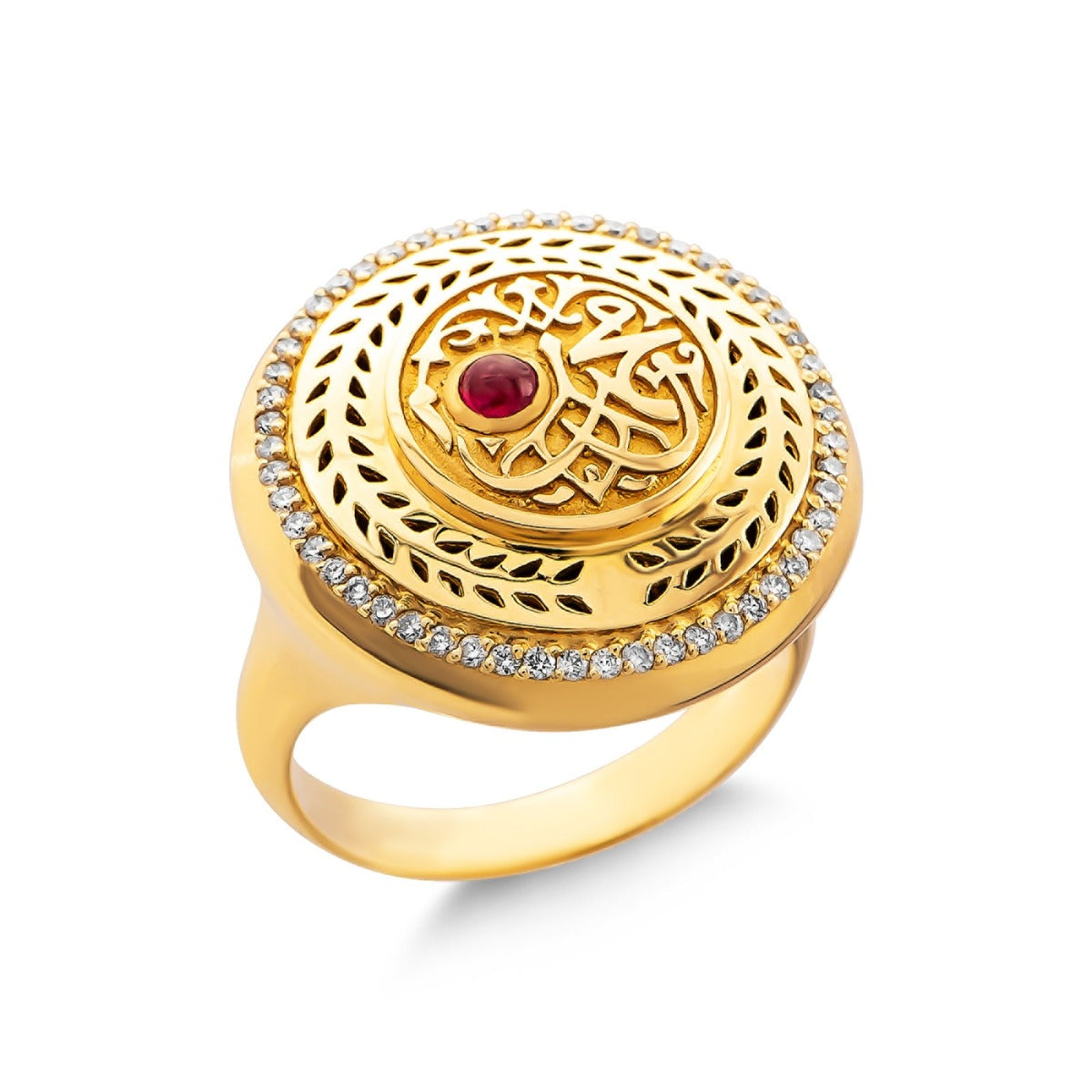 Happiness Ring l Red Stone