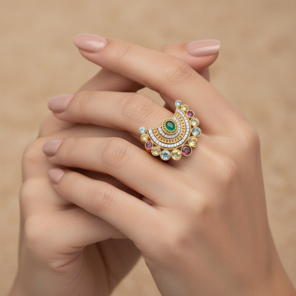 Celeste Colored Ring