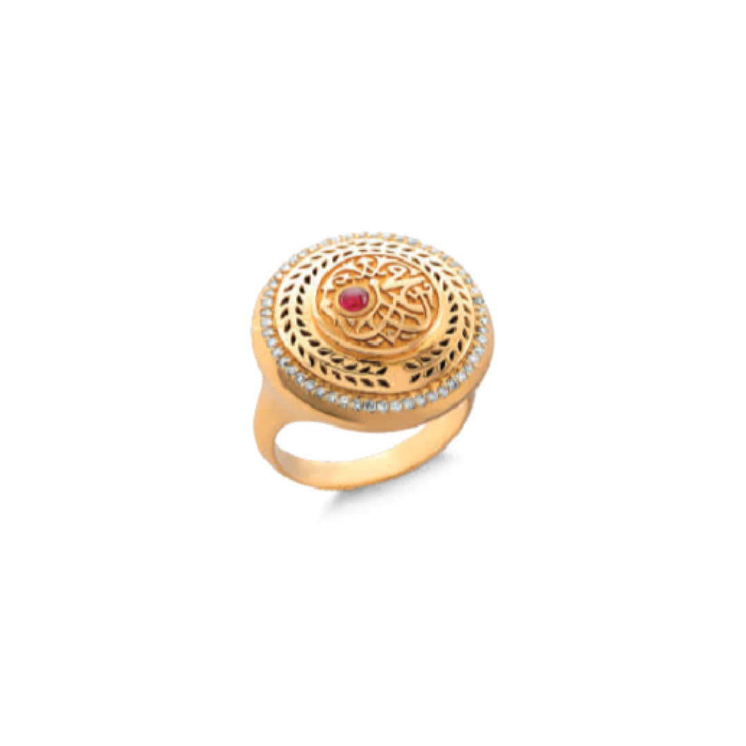 Happiness Ring l Red Stone