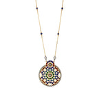 Illuminated Glass Art Necklace