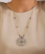 Illuminated Glass Art Necklace